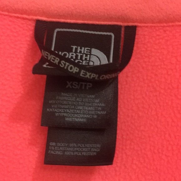 North Face Athletic Jacket- Neon Pink - Picture 3 of 5
